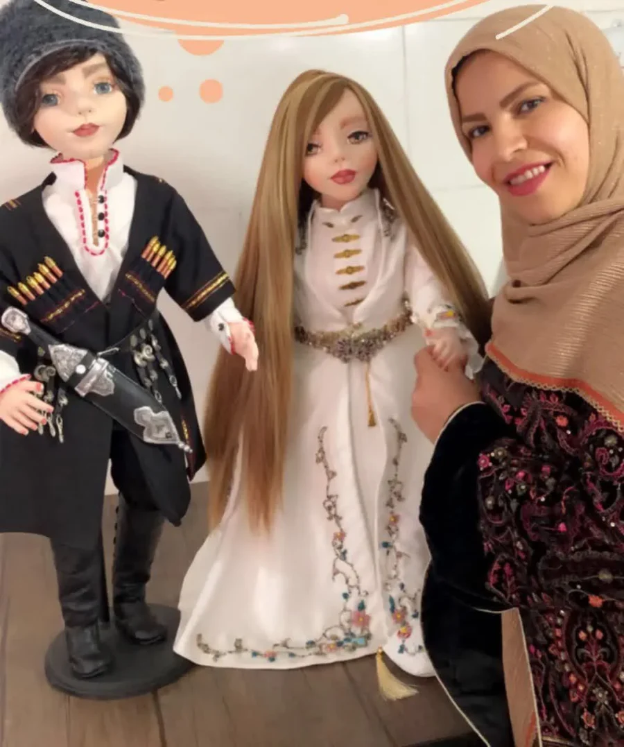 طاهره واحدی | عروسک سازی پارچه ای