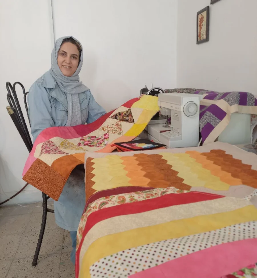 سمیه رنگریز | چهل تیکه دوزی